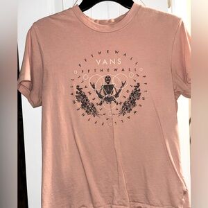 Vans women’s pink skeleton tee